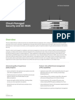 Cloud-Managed Security and SD-WAN: MX Series Datasheet