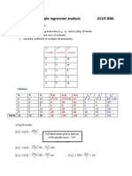 Multiple Regression Analysis