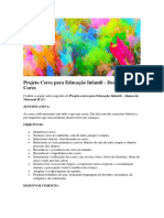 Projeto Cores para Educação Infantil Descobrindo As Cores em PDF