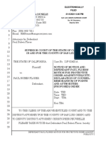 Paul Flores Motion For Protective Order