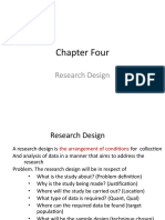 Research Design Ch4