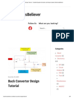 Buck Converter Design Tutorial - Complete Equation Derivation and Design Sample - ElectronicsBeliever