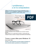 Resolver Problemas y Conflictos en La Computadora