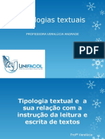 Slide 2 Tipologias Textuais