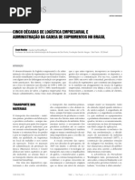 Artigo 1 - Cinco Décadas de Logística Empresarial e Gestão Da Cadeia de Suprimentos