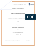 La Importancia de Los Sistemas de Información de Mercadotecnia