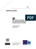 Politicas y Practicas de Informatica Educativa en America Latina y El Caribe