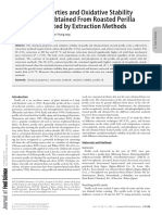 Chemical Properties and Oxidative Stability