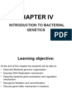 Introduction To Bacterial Genetics