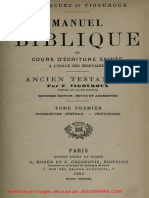 Cours D'écriture Sainte Pour Séminaristes - F. Vigouroux