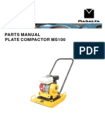 Parts Manual Plate Compactor Ms100