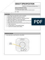 RTN Lighting OnOff Module 2-Gang - Product Specification