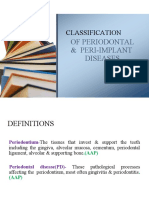 Of Periodontal & Peri-Implant Diseases: Classification