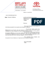 LETTRE DE DEMANDE D'AFFILIATION À La CNSS