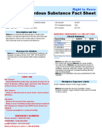 Hazardous Substance Fact Sheet: Right To Know