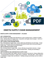 Ome752 Supply Chain Management