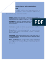 Ambiente Externo e Interno de Las Organizaciones - Lopeztapia - Victor