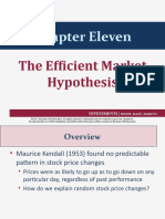 Chapter Eleven: The Efficient Market Hypothesis