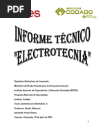 Circuitos Electricos (Informe Tecnico) .