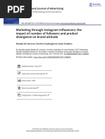 Marketing Through Instagram Influencers The Impact of Number of Followers and Product Divergence On Brand Attitude