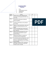 Adult/Child FBAO Checklist