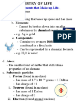 1 - Chemistry of Life