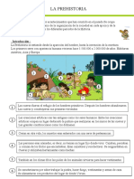 Tema 13. La Prehistoria 5º Primaria Adaptado