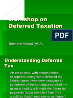 Workshop On Deferred Taxation