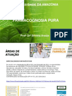 1 - Aula - Introdução - Farmacognosia I