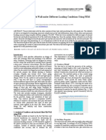 Analysis of Sheet Pile Wall Under Different Loading Conditions Using FEM