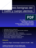 Afecciones Benignas de Cuello y Cuerpo Uterino. DR Sardu Ya