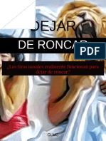 Dejar de Roncar para Siempre