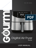 Gourmia Digital Air Fryer GAF685 - User Manual