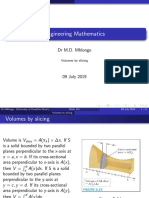 Volumes by Slicing and Disks