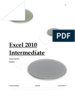 Excel Intermediate Manual