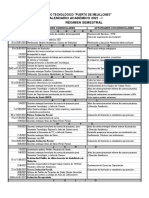 Calendario - Académico Semestral 2021 2