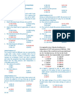 Technological Institute of The Philippines Competency Exam Physical Principles 1/thermodynamics 1 Linked Problems 1-5 Linked Problems 12-14