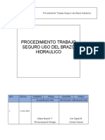 Procedimiento Trabajo Seugro Brazo Hidraulico