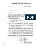 Surat Pemberitahuan Pelaksanaan PPG Angkatan 1 2020 Dicap