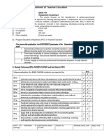 Department of Teacher Education: Peo 1 2 3 Soa Sob Soc Sod Soe Sof Sog Soh Soi Soj Sok