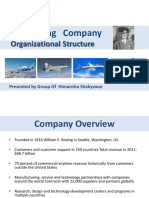 The Boeing Company: Organizational Structure