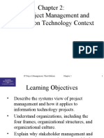 The Project Management and Information Technology Context