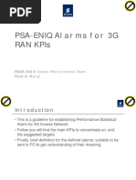 3G KPIs ENIQ Alarms-Guidelines