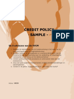 4 1.11 Credit Policy Sample 02022016