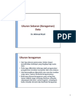 Ukuran Sebaran (Keragaman) Data