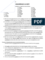 Grammar 16 Key: Practice 1: Supply The Correct Forms (To Infinitive or - Ing) of The Verbs in Brackets