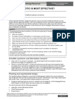 A Level Biology A Core Practical 15 - Effects of Antibiotics