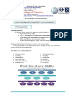 Using ICT in Developing 21st Century SkillsICT in The 21st Century Skills