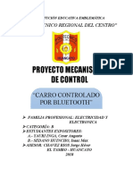 Proyecto Carro Bluetooth 2018