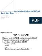 CEA For MATLAB Quick Start